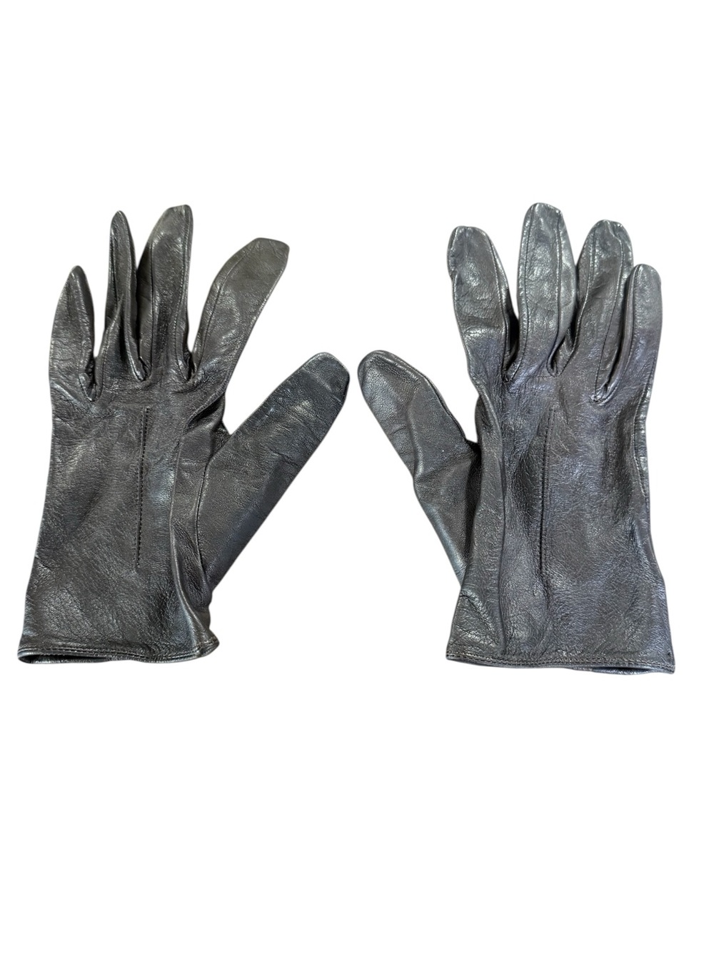 Vintage Coach Leather Driving Gloves in Dark Brown